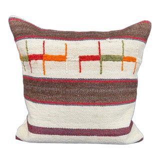 Turkish Hemp Pillow Cushion Natural Beige Brown Cushion Cover 20x20 For Sale