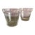 Pair of Late 20th Century Clear Glass Tiffany & Co. Flower Pots For Sale