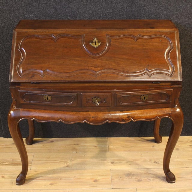 Antique Spanish Secretaire, 1850 For Sale - Image 12 of 14