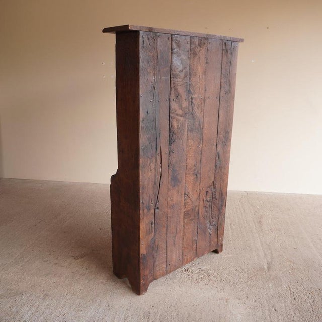 Scalloped Oak Cabinet For Sale - Image 9 of 16