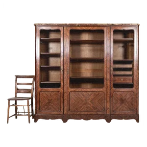 19th Century French Walnut Armoire or Bookcase