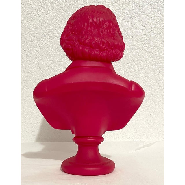 Early 21st Century SSUR, Rare Pink Apethoven Vinyl Adult Toy Ape Sculpture Bust SSUR Beethoven Medicom For Sale - Image 5 of 10