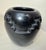 Antique Handmade Santa Clara Pueblo Native American Black Pottery Blackware Vase For Sale - Image 11 of 11