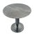 Modern Deco Nickel Bistro Table For Sale - Image 3 of 8