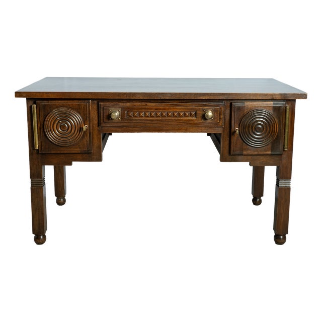 French Art Deco Desk by Étienne Kohlmann, 1930s For Sale
