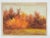 Late 19th Century Charles Sanderson Vermont Autumn Landscape Watercolor Painting For Sale - Image 4 of 5
