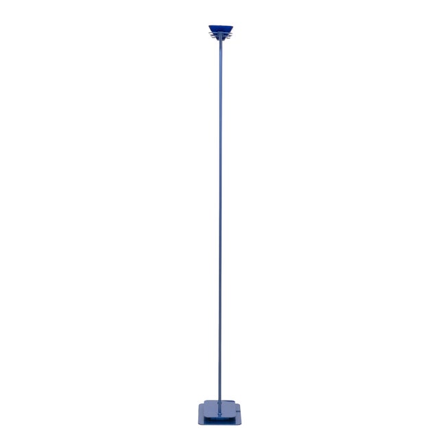 Postmodern Vintage Light Blue Halogen Floor Lamp by Jordi Vilardell, 1980 For Sale - Image 3 of 15
