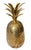Vintage 1970s Regency brass pineapple. Extra large size makes it an elegant and distinct storage solution in a foyer,...
