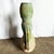 Coastal Vintage Sculpted Female Form Ceramic Vase With Sunflower and Leaf Motif For Sale - Image 3 of 9