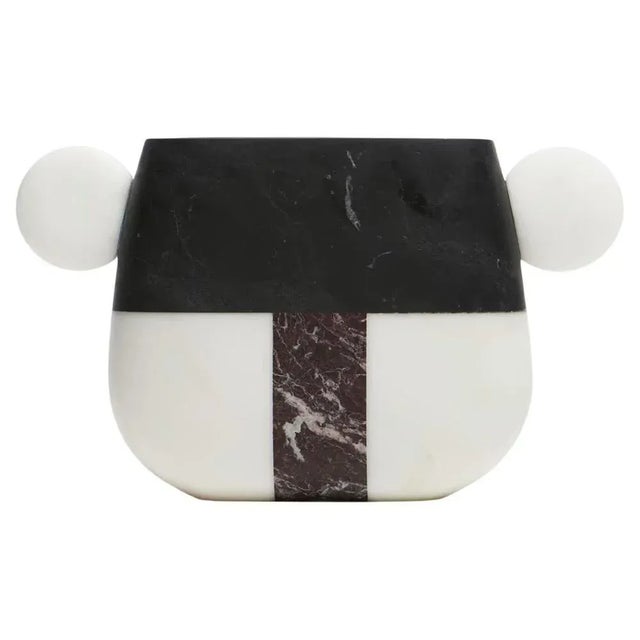 Stone Taca Marble Vase by Matteo Cibic For Sale - Image 7 of 7