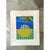 Vintage Geometric Abstract Oil Crayon Drawing For Sale - Image 10 of 12