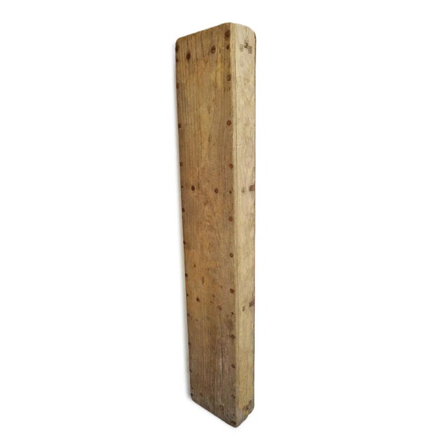 Vintage Rustic Wood Brick Mold - Large For Sale - Image 4 of 11
