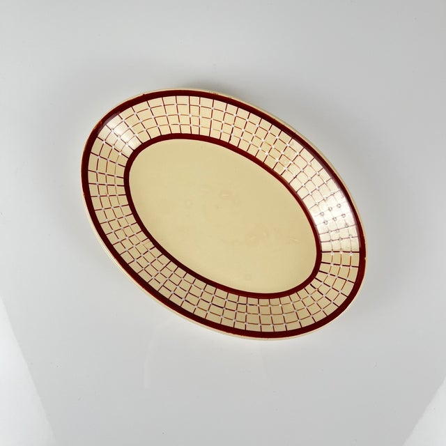 Colmar Trays with Geometric Patterns from Longchamp, 1930s, Set of 2 For Sale - Image 4 of 10