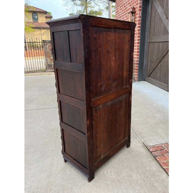 Antique French Victorian Era Chest of Drawers Campaign Wellington