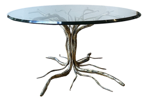 Glass Coffee Table by Salvino Marsura, 1970s