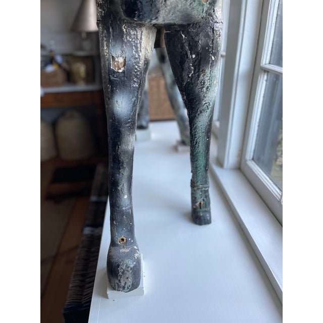 Antique French Carousel Dog, Circa 1890 For Sale - Image 9 of 18