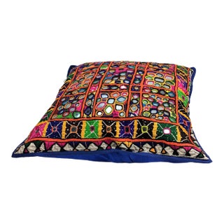 Banjara Embroidered Patch Pillow Cover For Sale