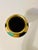 Vintage 1930s Dutch Art Deco Brass & Hand-Painted Enamel Vase – Metawa Style For Sale - Image 4 of 9