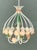 Vintage Tole Daisy Chandelier For Sale - Image 9 of 12