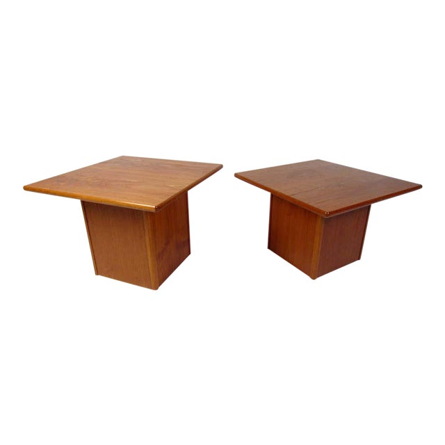 Vintage Modern Side Tables a Pair Chairish
