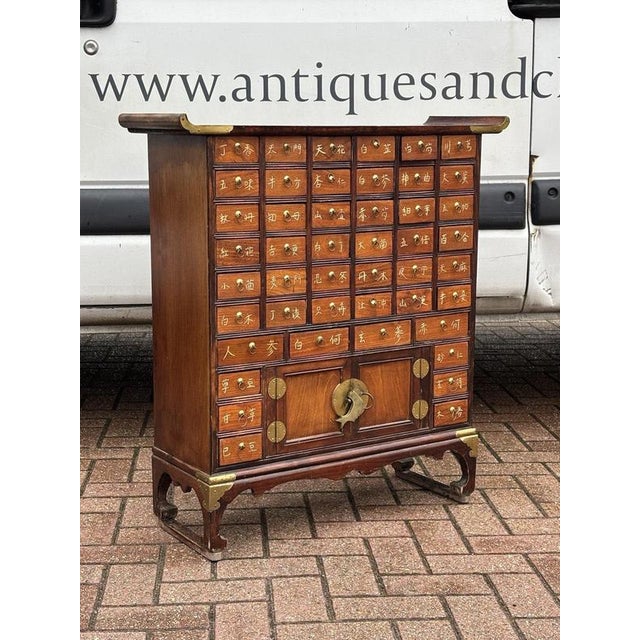 Vintage Chinese Apothecary Cabinet For Sale - Image 9 of 10