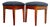 Antique Biedermeier Stools in Cherry Wood, 1825, Set of 2 For Sale