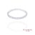 Platinum 950 Natural Diamond Half Eternity Band Ring For Sale - Image 4 of 6