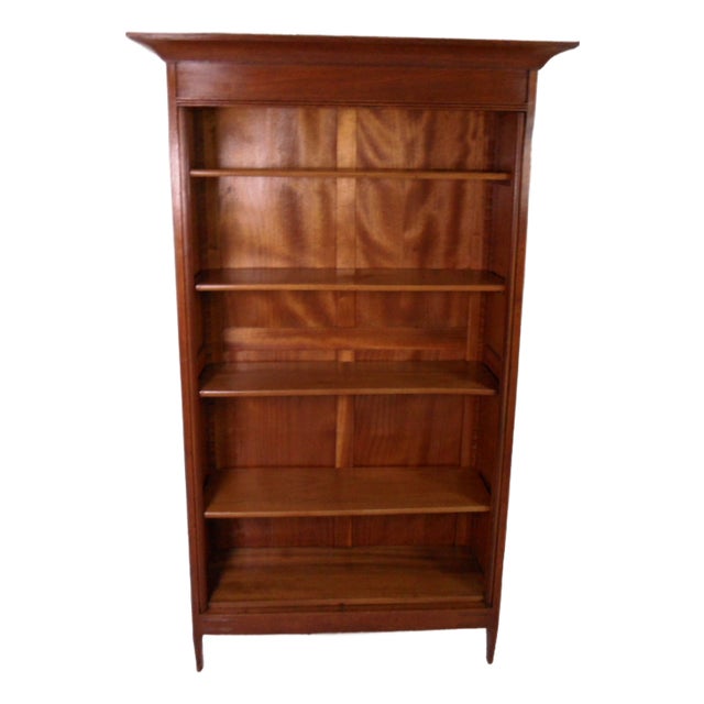 Antique Dutch Oak Open Bookcase, 1890s For Sale