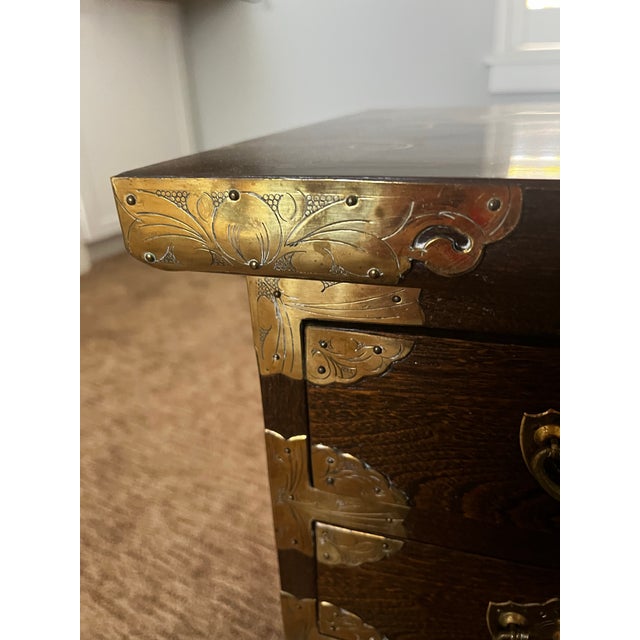 Antique Mid-Century Oriental 5 Piece Cabinet Set For Sale - Image 10 of 10