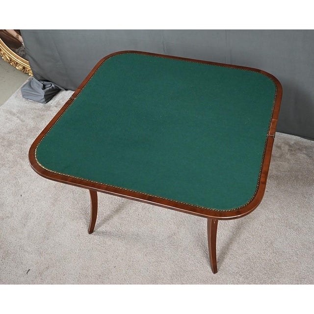 Mahogany Game Console Table, 1920s For Sale - Image 18 of 18