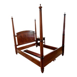 Henredon Mahogany Queen Size Canopy Bed For Sale