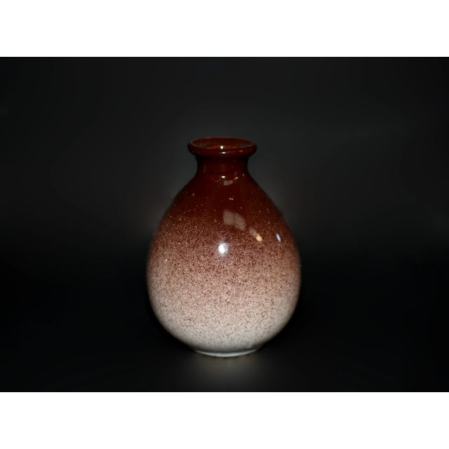 Japanese Jian Ceramic Vases 5 Wine Bottles Hand Painted Wabi Sabi For Sale In Los Angeles - Image 6 of 12
