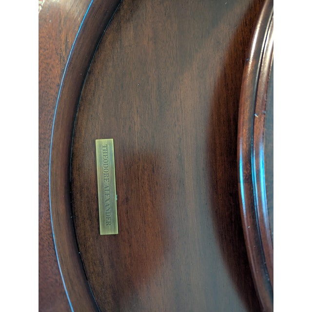 Wood Theodore Alexander Living Room the Galleried Cocktail Table For Sale - Image 7 of 9