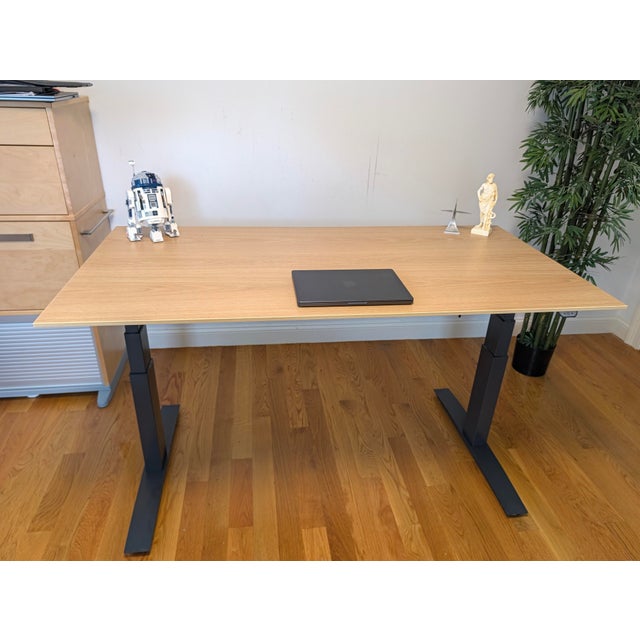 Herman Miller Renew Sit-to-Stand Desk, Beige - Mid-Century Modern For Sale - Image 12 of 14