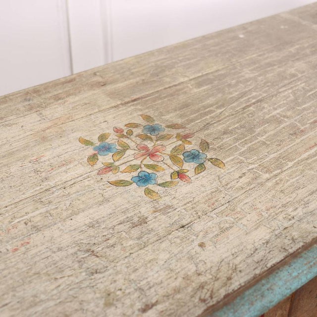 Colonial Painted Serving Table, 1890s For Sale - Image 10 of 12