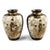 Japanese Meiji Cobalt and Gilded Kyoto Satsuma Vases from Kinkozan, 1890s, Set of 2 For Sale - Image 16 of 16