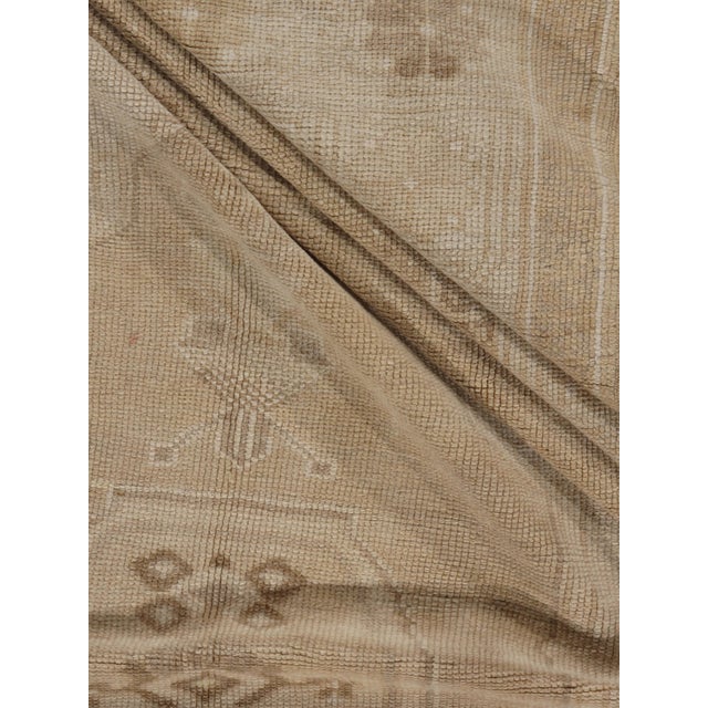 Vintage Circa 1940 Turkish Oushak Area Rug 7ft 3in X 10ft 9in For Sale - Image 4 of 8