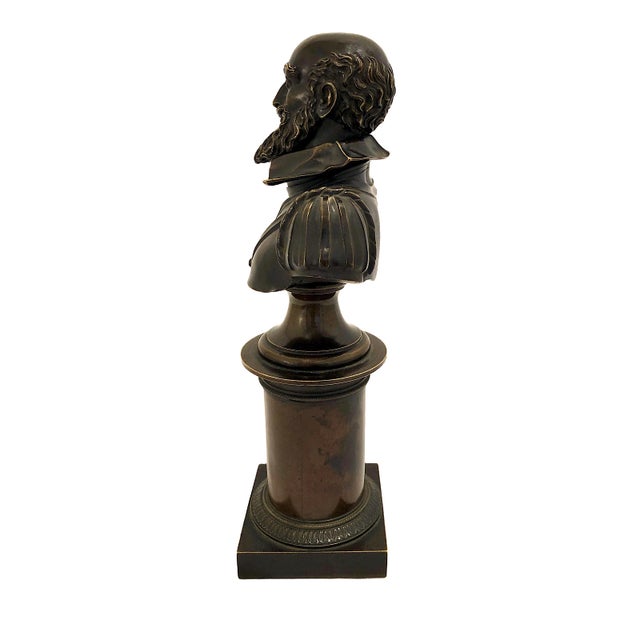 Late 19th Century Bronze Bust of King Henry IV of France For Sale - Image 4 of 7