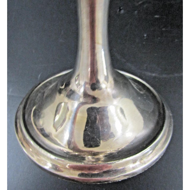 1900s Victorian Silver Plated Trophy Cup Cast Scroll Handles Chased Floral Design For Sale - Image 11 of 12