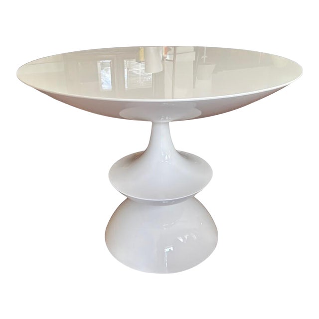 Lacquered Fiberglass Table by Nanna Ditzel for Domus Danica C. 1970 For Sale