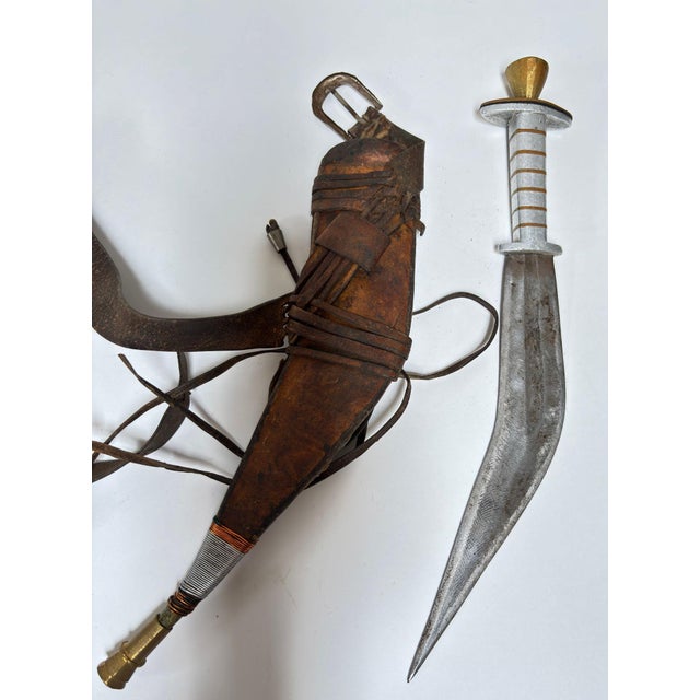 Ethiopian Afar “Jile” Short Sword / Dagger with Sheath, Horn of Africa, Early 20th Century A highly collectible example of...