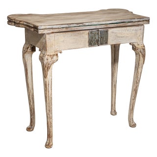 Antique English Game Table, 1800s For Sale