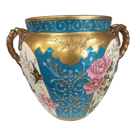 Antique Vase by France Anton Mehlem from Royal Bonn, 1875 For Sale