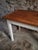 White Vintage French Farmhouse Table, 1950s For Sale - Image 8 of 15