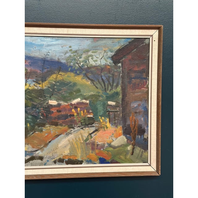 Kulo Green, Landskap, 1960s, Oil on Panel For Sale - Image 17 of 18