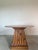1990s Kreiss "Duchess" Marble + Sculptural Wood Pedestal Card Table Game Table Dining For Sale - Image 5 of 18