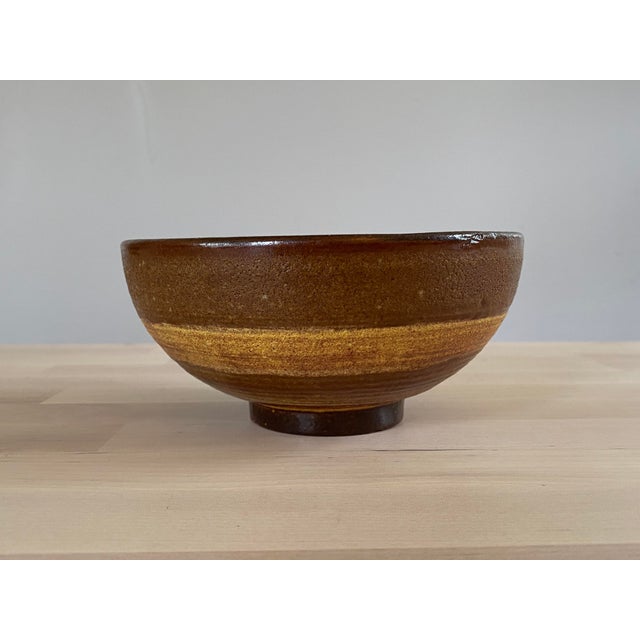 Lee Rosen Lee Rosen for Design-Technics Ceramic Pottery Bowl With Dynamic Looping Design For Sale - Image 4 of 11