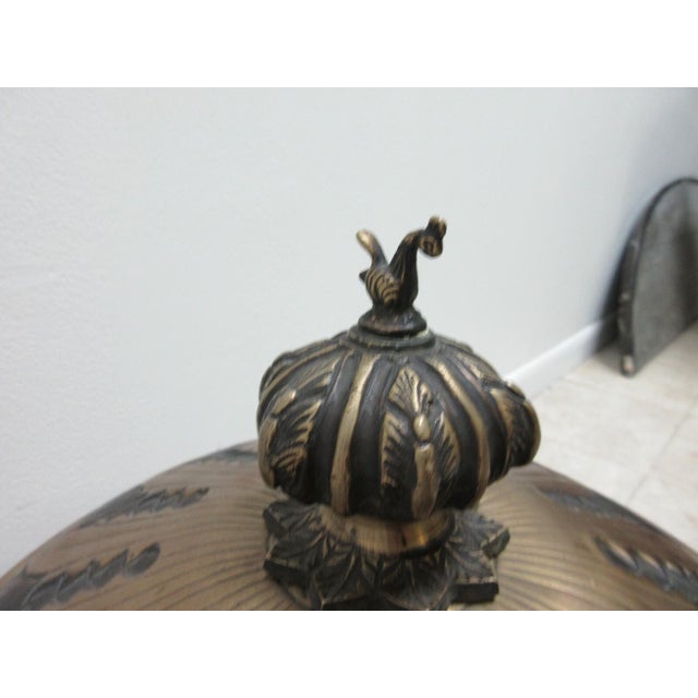 John Richard Brass Acanthus Bowl Urn Storage Planter French Regency For Sale - Image 4 of 9
