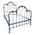 Late 19th Century Victorian Iron Bed Frame - Rare For Sale
