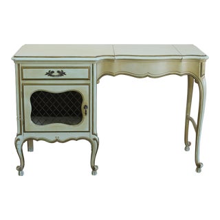 Vintage French Style Vanity Desk For Sale